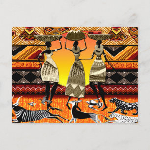 Carte Postale Fête africaine