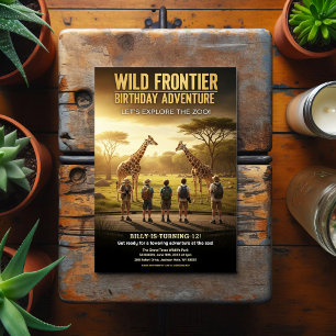 Carte Postale Fête d'anniversaire au Zoo Wild Frontier