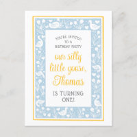 Fête d'anniversaire de Canard Drôle de Campagne Mi