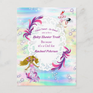 Carte Postale Fête de Baby-Sitters Magiques Arc-en-Ciel