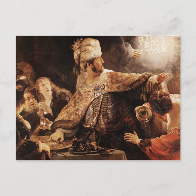 Carte Postale Fête de Belshazzar (Devant)