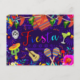 Carte Postale Fête de célébration d'anniversaire Cinco De Mayo