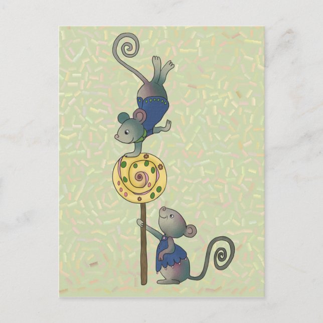 Carte Postale Fête de la souris (Devant)