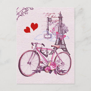 Carte Postale fête de la valentine