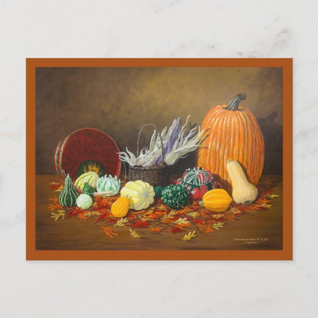 Carte Postale Fête de l'automne et de l'action de grâce (Devant)