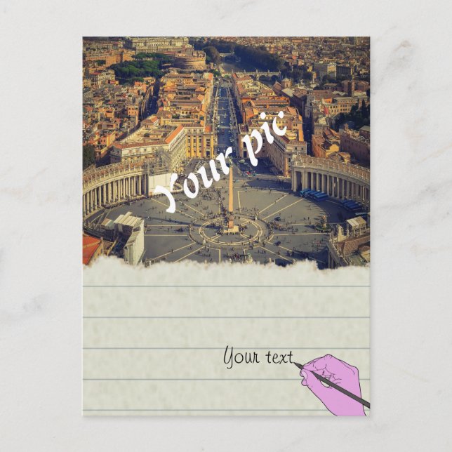 Carte postale Fête de Personnaliser (Devant)