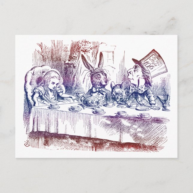 Carte postale : Fête de thé de la haine (Devant)