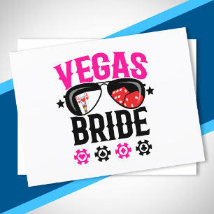 Carte Postale Fête de Vegas Wedding