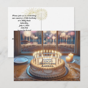 Carte Postale Fête des 250 ans de l'Amérique