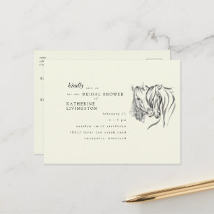 Carte Postale Fête des mariées de crème étourdissante pour les c