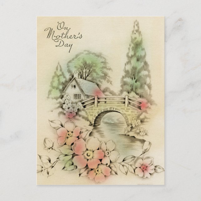 Carte Postale Fête des mères (Devant)