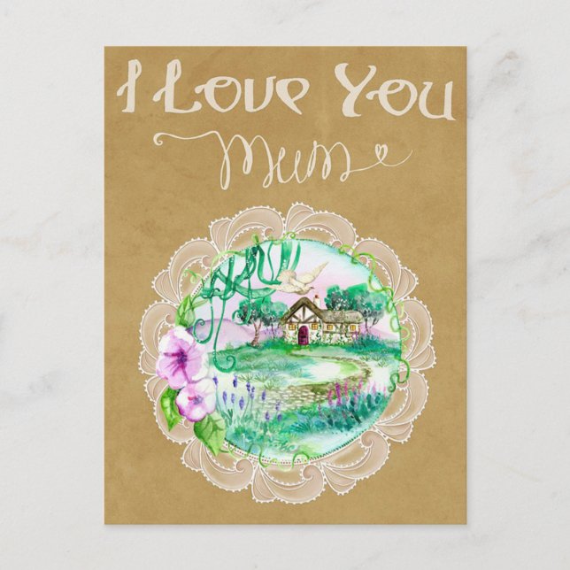 Carte Postale Fête des mères (Devant)