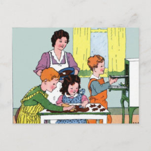 Carte Postale Fête des mères Cuire avec maman