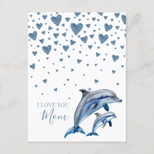 Carte Postale Fête des mères Delphine et bébé, Joyeuse Fête des