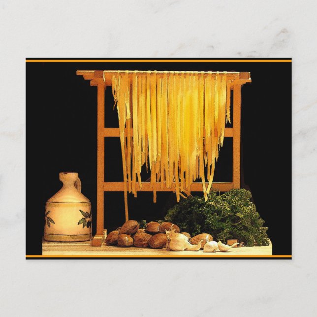Carte Postale Fête des pâtes (Devant)