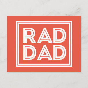 Carte Postale Fête des pères - Rad Papa