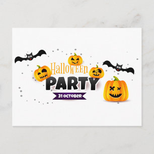 Carte Postale Fête d'Halloween