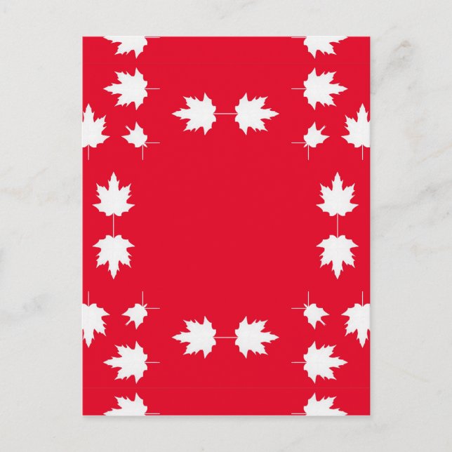 Carte Postale fête du canada (Devant)