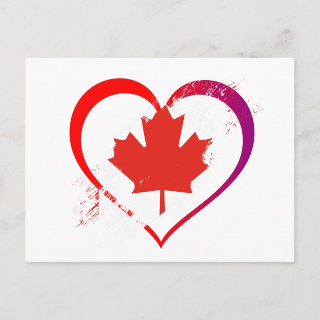 Carte postale fête du Canada (Devant)