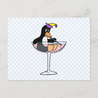 Carte Postale Fête du Pingouin