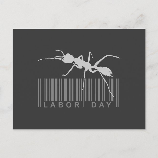 Carte Postale Fête du travail (Devant)