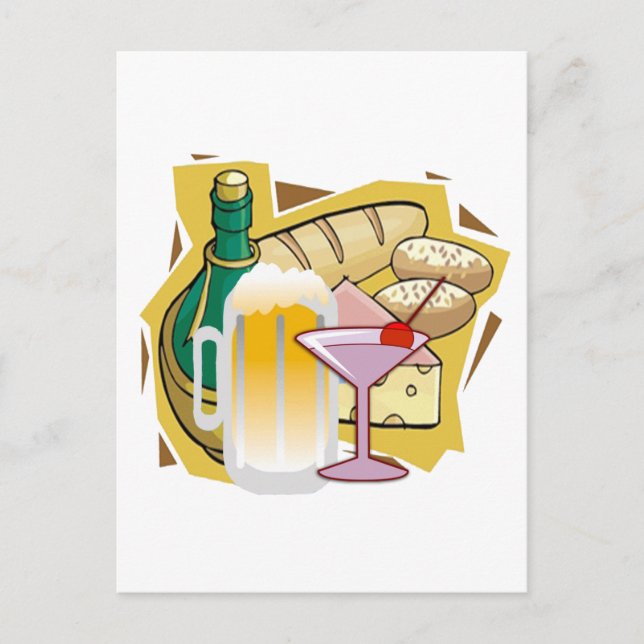 Carte Postale fête du vin de pain (Devant)