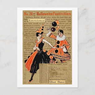 Carte Postale Fêtes d'Halloween