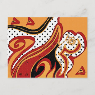 Carte Postale Feu