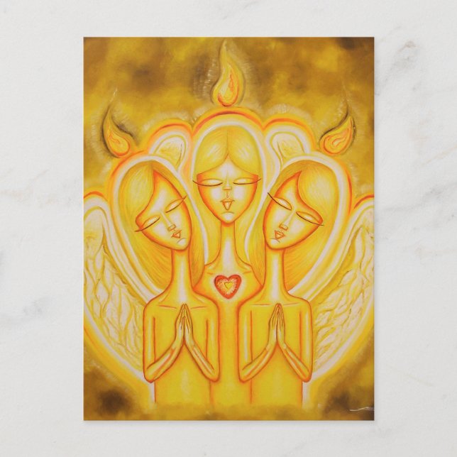 Carte Postale Feu angélique (Devant)