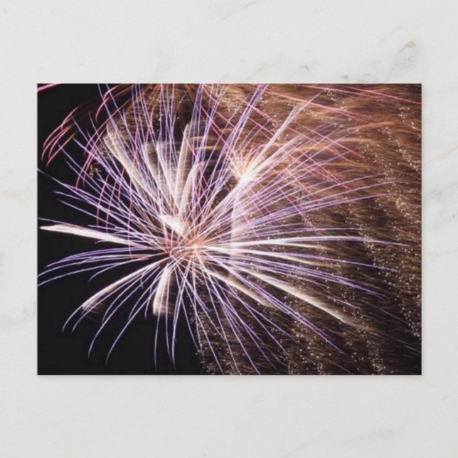 Carte Postale Feu blanc (Devant)
