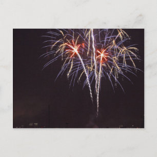 Carte Postale Feu D'artifice Sur La Baie De San Diego Le 4 Juill