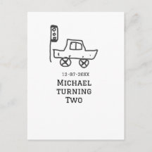 Feu de circulation de voiture jouet d'anniversaire