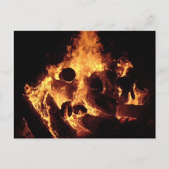 Carte Postale Feu d'incendie #3 (Devant)