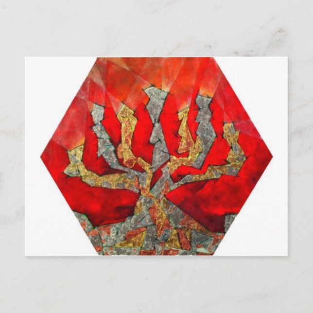 Carte Postale Feu rouge (Devant)
