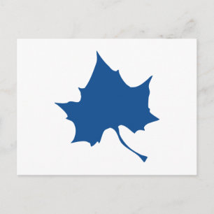 Carte Postale Feuille d'état Indiana