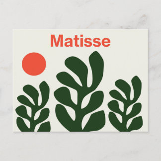 Carte postale Feuille Matisse