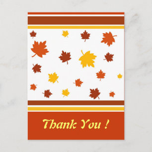 Carte Postale Feuilles d'automne