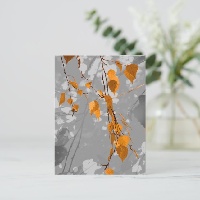 Carte Postale Feuilles d'automne (Debout devant)