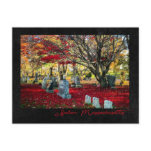 Feuilles en chute à Salem, Massachusetts