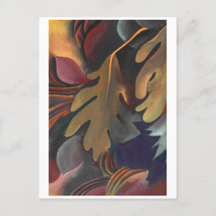 Carte Postale Feuilles sous l'eau Georgia O'Keeffe