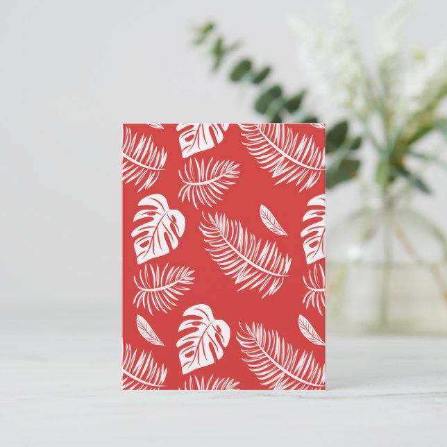 Carte Postale Feuilles tropicaux 20 (Debout devant)