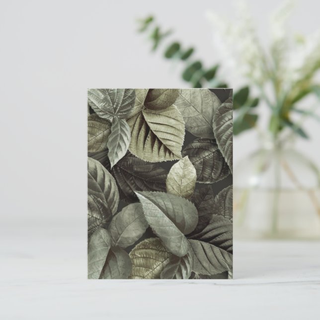 Carte Postale Feuilles tropicaux 5 (Debout devant)