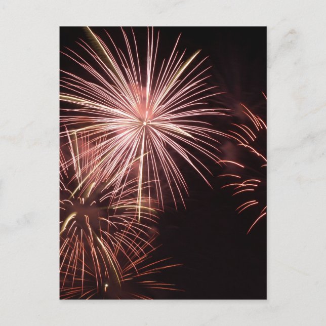 Carte Postale Feux d'artifice 8 (Devant)