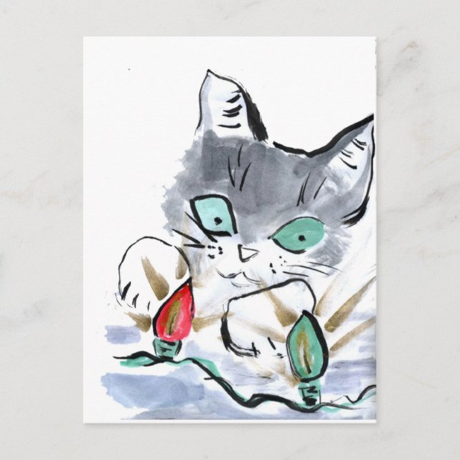 Carte Postale Feux de scintillement (Devant)