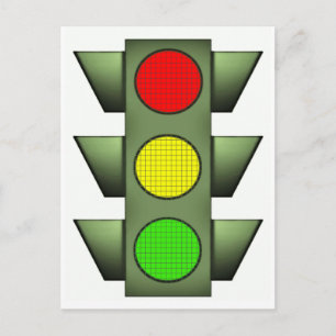 Carte Postale Feux de signalisation