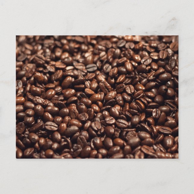 Carte Postale Fèves de café (Devant)