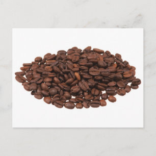 Carte Postale Fèves de café