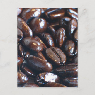 Carte postale Fèves de café