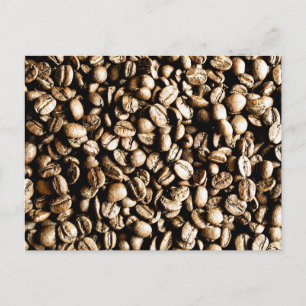 Carte Postale Fèves de café