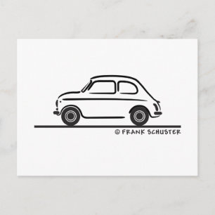 Carte Postale Fiat 500 Cinquecento